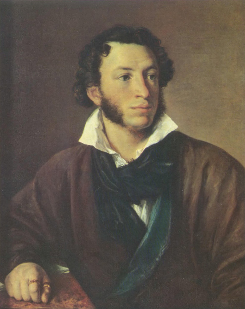 Портрет А. С. Пушкина Василий Тропинин 1827 год