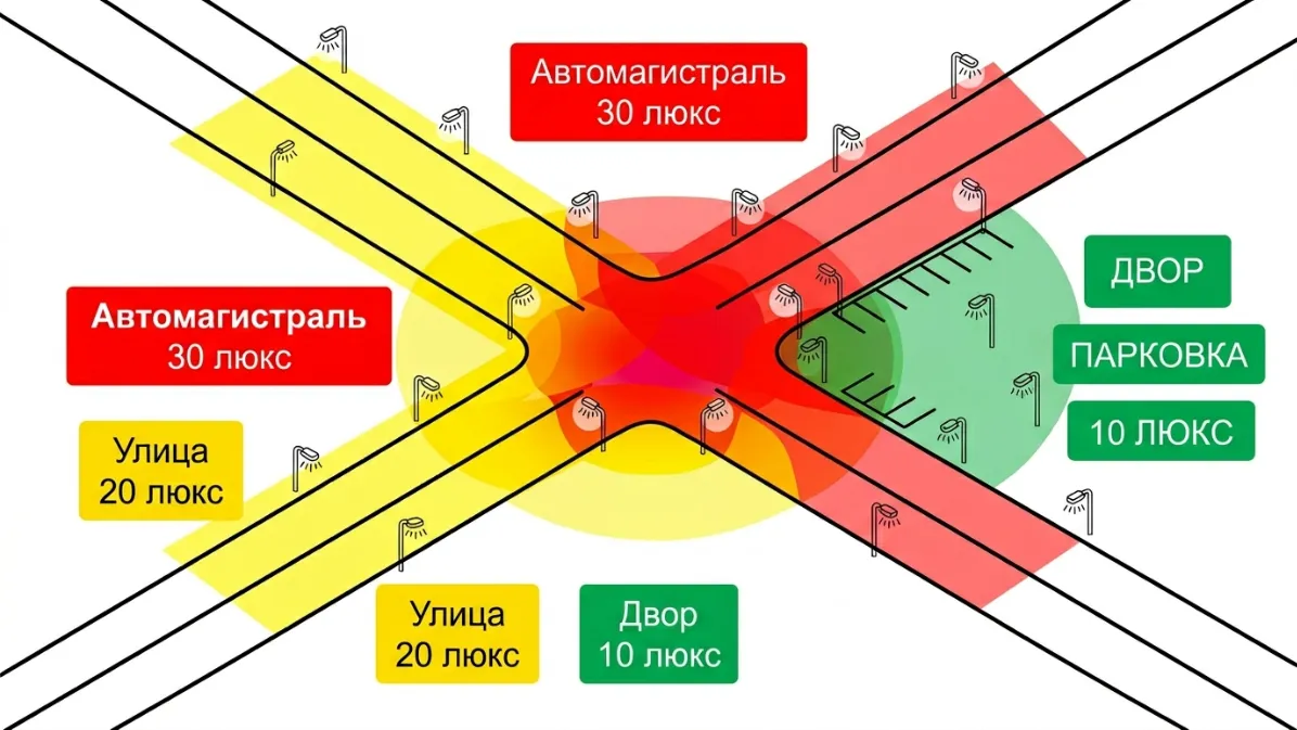 нормативы освещенности
