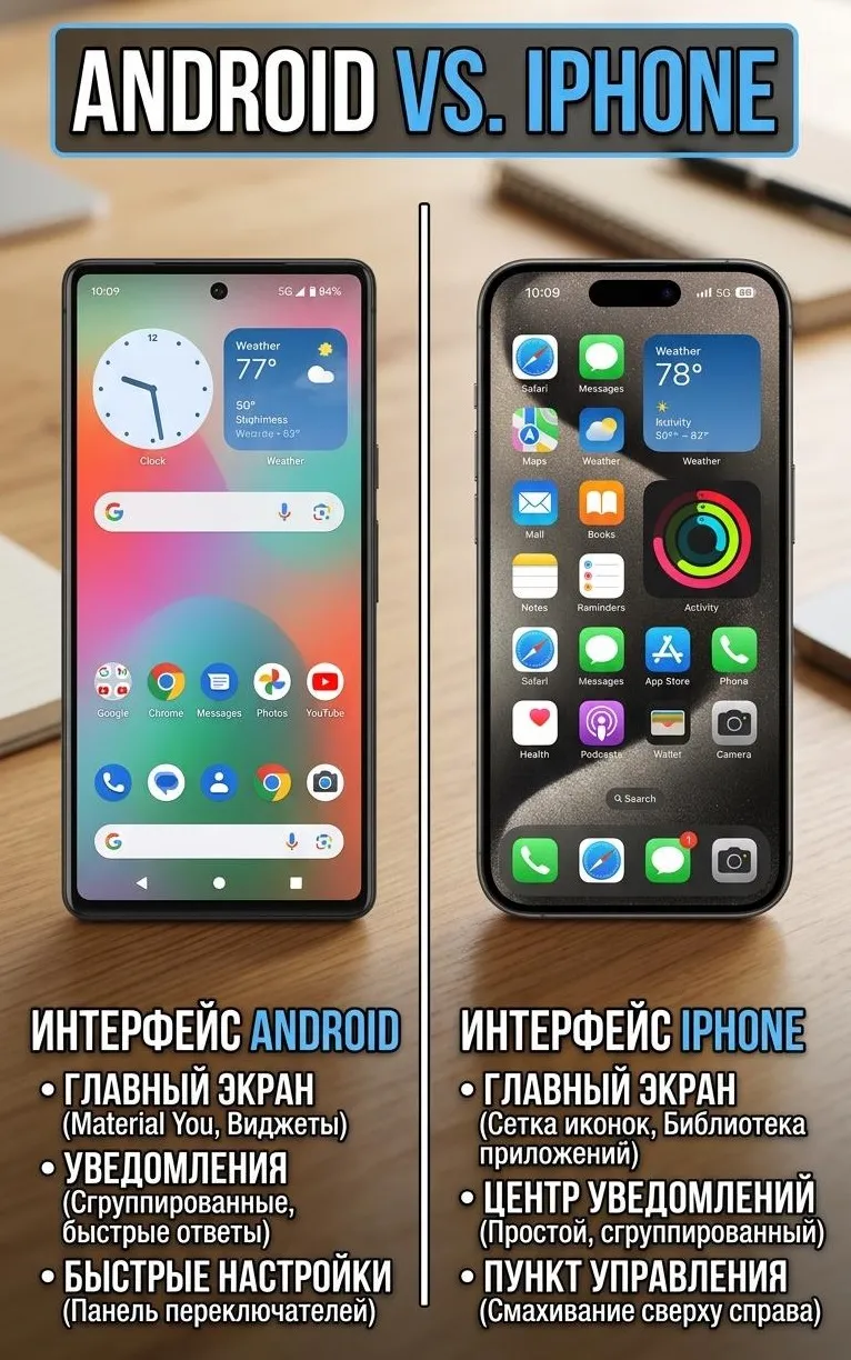 Android vs iPhone