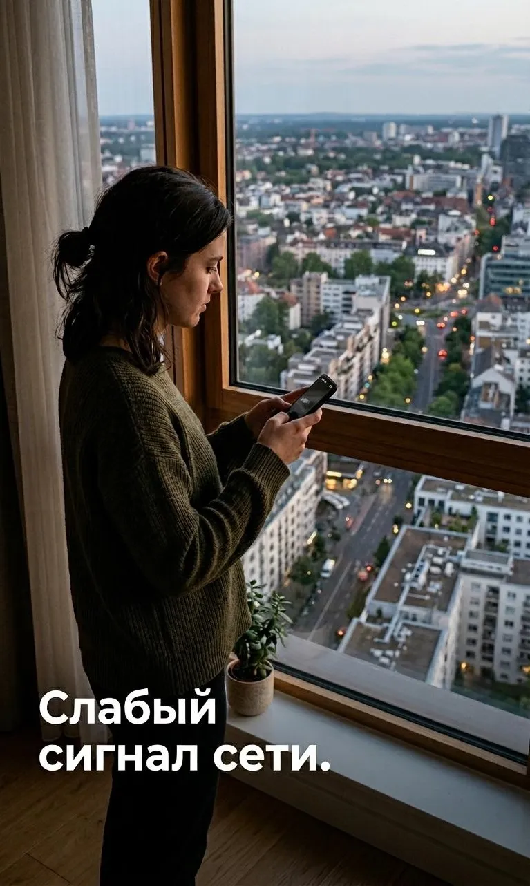 Слабый сигнал сети
