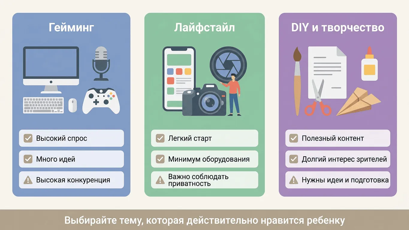 Инфографика: сравнение трех ниш