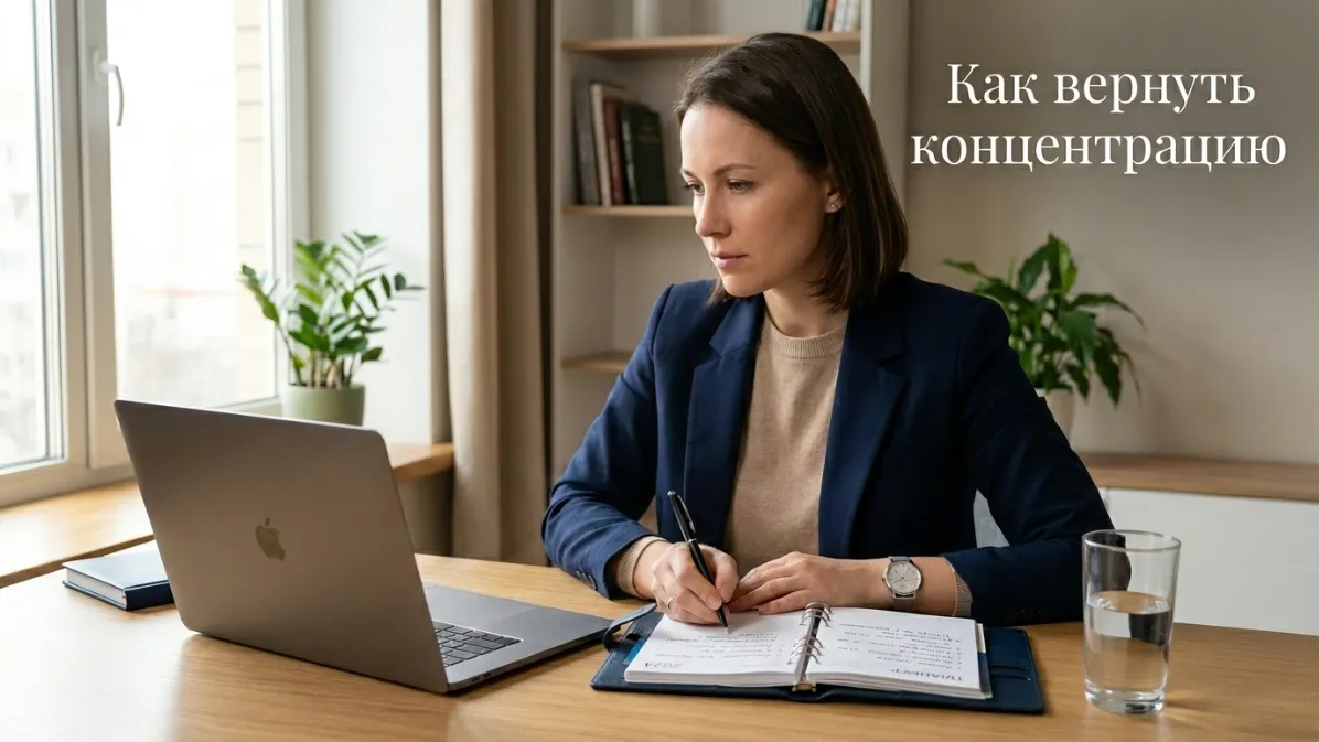 Как повысить концентрацию и продуктивность