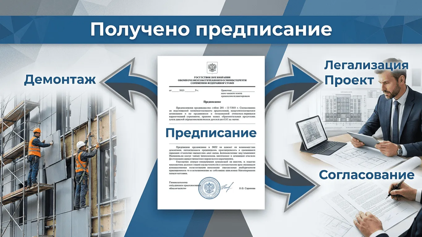 Два пути закрытия предписания: возврат или легализация