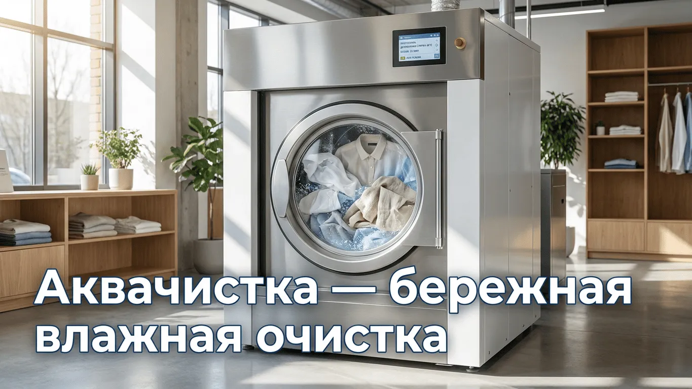 Аквачистка (влажная химчистка)