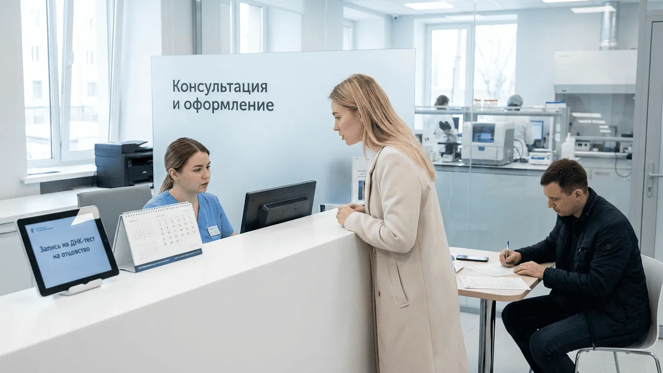 Запись на ДНК-тест в лабораторию