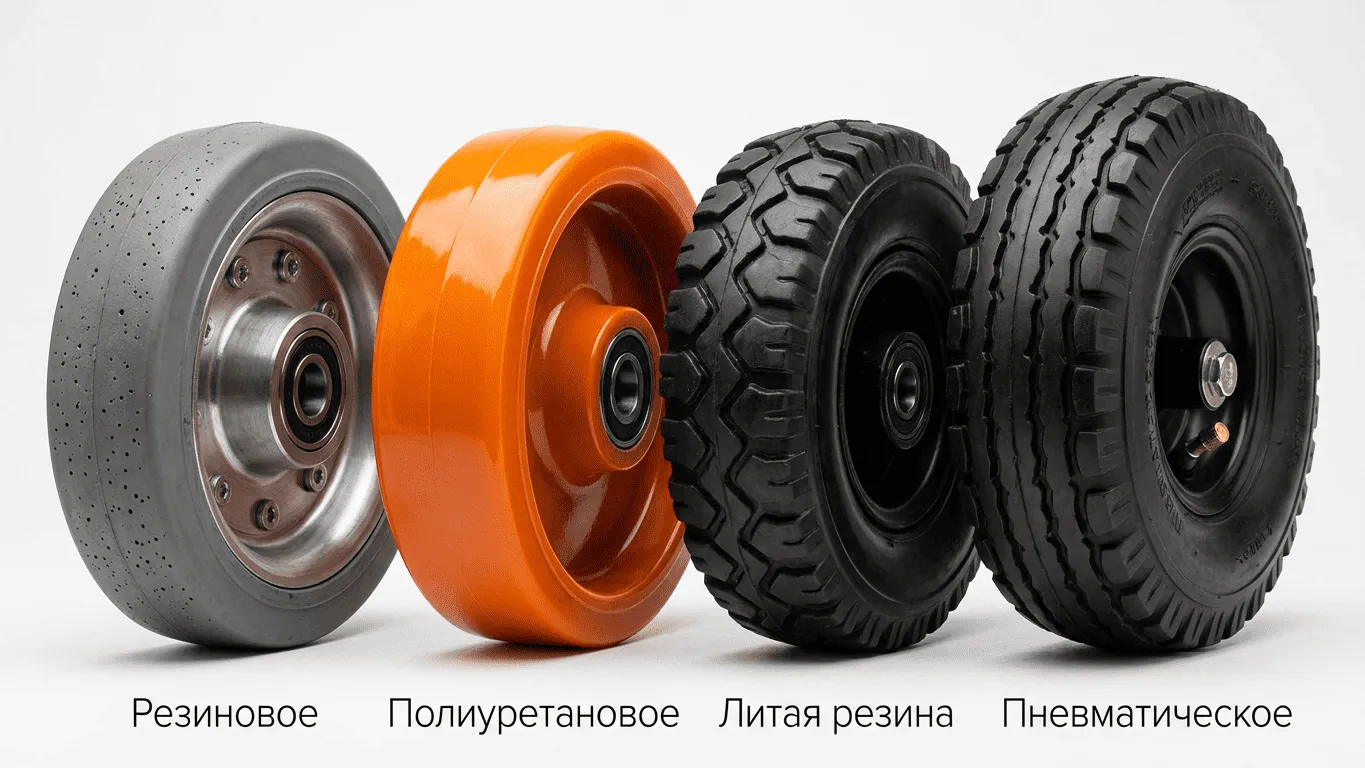 Материал колес тележек